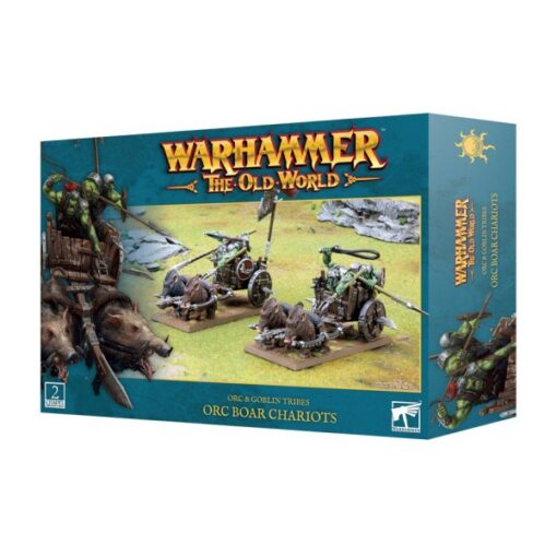 The Old World - Orc And Goblin Tribes - Orc Boar Chariots - 09-07