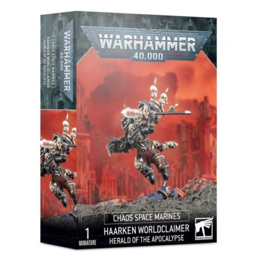 Chaos Space Marines - Haarken Worldclaimer Herald Of The Apocalypse - 43-23