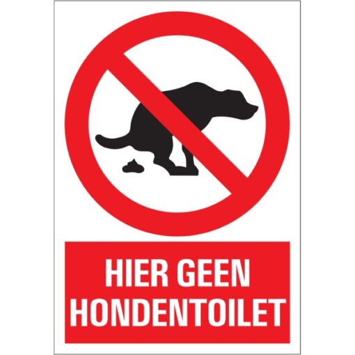 Hier Geen Hondentoilet