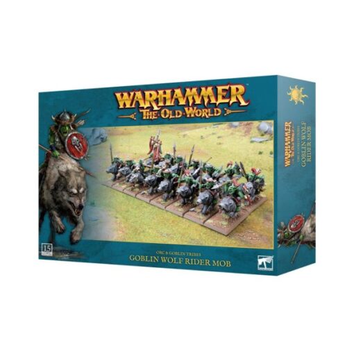 The Old World - Orc And Goblin Tribes - Goblin Wolf Rider Mob - 09-09