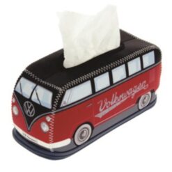 Volkswagen T1 Camper Bus Tissue Box - Red/Black