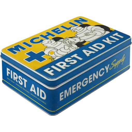Tin Box Plat - Michelin - First Aid Kit