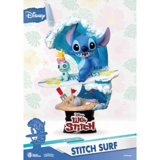Disney Stitch Surf Diorama - D-Stage 030