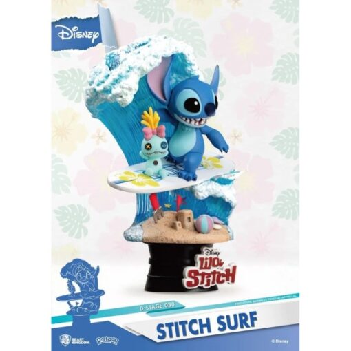 Disney Stitch Surf Diorama - D-Stage 030 - Afbeelding 4