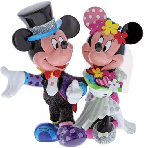 Disney Britto - Mickey And Minnie Mouse Wedding