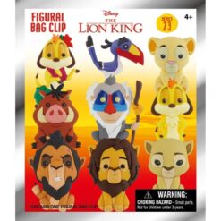 Disney Charm 3D PVC Bag Clips Lion King Mystery Pack