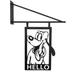 Metal Door Sign - Hello - Pluto
